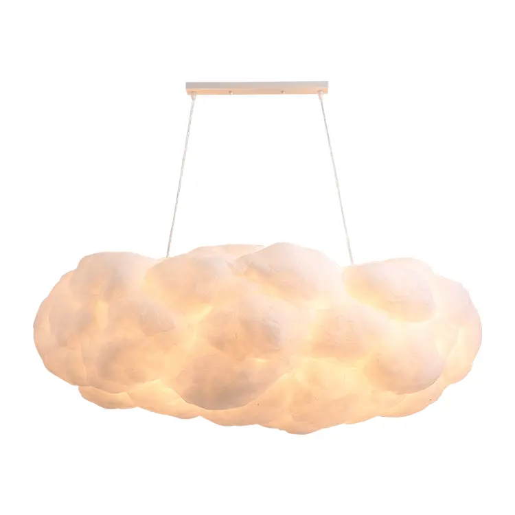 art deco cloud chandelier bedroom modern pendant light luxury decoration warm sweet style chandelier store pendant lights