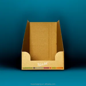 2024 fabrika özel karton teşhir standı kutu özelleştirilmiş oluklu kağıt teşhir standı kutu