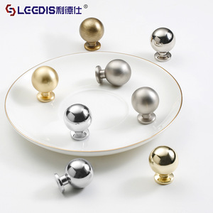 Legdis Spherical Cabinet <b>Knobs</b> Zinc Alloy Brass French Style Durable For Cabinet Doors - Product Image 1