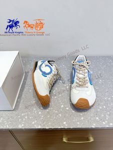 Chaussures décontractées en cuir véritable de haute qualité pour femmes, style américain populaire, design patchwork coloré, confortables à enfiler - Product Image 5