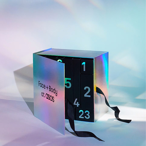 Feuille laser personnalisée <span class=keywords><strong>Calendrier</strong></span> <span class=keywords><strong>de</strong></span> <span class=keywords><strong>l</strong></span>'<span class=keywords><strong>Avent</strong></span> beauté 25 jours-Coffret cadeau Noë<span class=keywords><strong>l</strong></span> visage et <span class=keywords><strong>corps</strong></span> avec gaufrage Marque privée OEM/ODM - Product Image 3