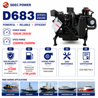 Moteur marin Shanghai Diesel D683ZLCAB |   Moteur diesel Dongfeng D683 184 kW-264 kW pour bateaux de pêche et navires de marchandises