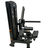 Machine de musculation professionnelle à double action pour extensions et flexions des jambes, équipement d'entraînement du bas du corps pour centre de fitness commercial