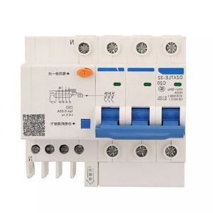 <span class=keywords><strong>Disjoncteur</strong></span> différentiel CHINT DZ47LE-63 30mA RCCB RCD <span class=keywords><strong>GFCI</strong></span> 1P2P3P4P en cuivre, capacité de coupure 6kA, montage sur rail - Product Image 2
