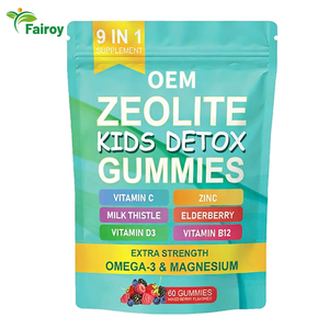 Gomitas <span class=keywords><strong>Detox</strong></span> de Zeolita para Niños de Marca Privada OEM con <span class=keywords><strong>Omega</strong></span>-<span class=keywords><strong>3</strong></span> y Magnesio, Fórmula Extra Fuerte para Niños - Product Image 1