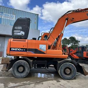 Excavatrice sur roues Doosan DH210W-7, 21 tonnes, équipement de construction, modèle d'occasion 2018, moteur PLC - Product Image 5
