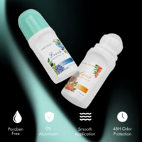Déodorant Solide Roll-On Naturel Sans Aluminium aux Herbes pour Hommes et Femmes, Parfum Longue Durée, Non Irritant, pour Peaux Sèches