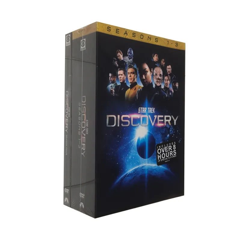 Star Trek Discovery saison 1-4 DVD 16 disques usine vente en gros DVD films TV série Cartoon région 1/région 2 livraison gratuite