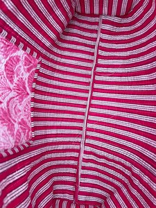 Bolso Tote Acolchado de Algodón con Estampado de Bloques, Funcional para Oficina, Mercado, Salidas Casuales, Viajes, Bolso de Hombro - Product Image 6