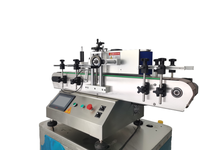 Meilleur prix machine d'étiquetage automatique de bouteille ronde de table machine d'étiquetage d'autocollant adhésif pour pots ronds de taille différente