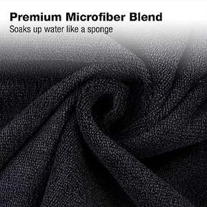 Peluquería Uñas Belleza Spa Logotipo personalizado Hotel Ejercicio Gimnasio Baño Microfibra Toalla de secado de cabello Salón - Product Image 4