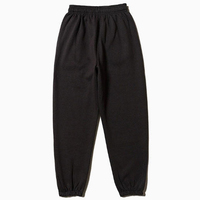 Pantalon de jogging fuselé pour homme, 100% coton épais, couleur unie, avec bas élastiqué, haute qualité, style mode personnalisé