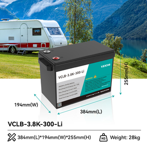VEICHI Hot Selling Lithium Battery 12V 300AH Long-lasting Solar for Trolling Motor - Product Image 2