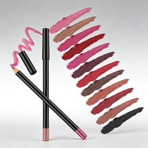 Hot Selling Private Label Matte Natural Waterproof Lip Liner High Pigment <b>Customized</b> Lipliner Pencil - Product Image 3