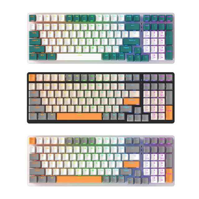 Mechanical Keyboard 100-key Hot-swappable Gaming Computer Keyboard
