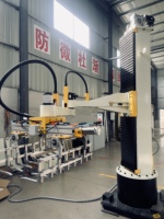 Système de bras robotique intelligent à colonne unique, entièrement automatique et à haute efficacité, pour le recyclage du plastique, pour le conditionnement de boîtes en carton, sacs, palettes et produits alimentaires en PP et PE