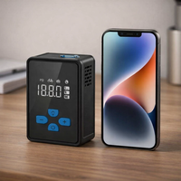 Gonfleur de pneus sans fil ABS pour voiture et vélo - Certifié CE, pompe à air électrique portable rechargeable avec manomètre numérique 14L/min