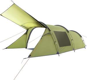 Tente de camping familiale OEM 3-4 personnes, imperméable avec grand porche, abri extérieur pour <span class=keywords><strong>la</strong></span> randonnée, les voyages, <span class=keywords><strong>la</strong></span> plage, installation facile, poteaux inclus - Product Image 1