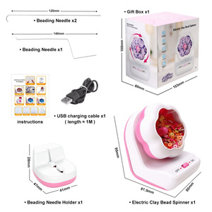 Electric Bead Spinner <b>Kit</b>, Multifunction Creative Clay Bead Spinner Maker for <b>DIY</b> Jewelry Making Bracelets Necklace Waist Chains - Product Image 6