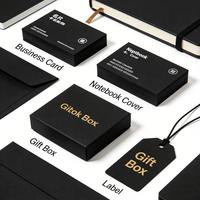 Papier cartonné noir haute opacité 300 g/m² sans fuite de lumière pour boîte cadeau et enveloppe