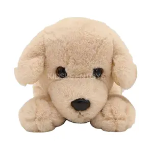 Realistico e carino Spaniel Golden Retriever Weimaraner cane peluche assortiti in porcellana produce morbidi cuccioli di Labrador giocattoli di peluche