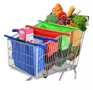 Grands sacs de courses réutilisables, lavables, écologiques, personnalisés, bon marché, pour supermarché - Product Image 1