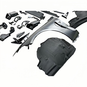 Para BMW <span class=keywords><strong>M8</strong></span> G14 G15 G16 Kit de carrocería Parachoques delantero con guardabarros y faros utilizados para la actualización Incluye recortes de luz antiniebla - Product Image 4