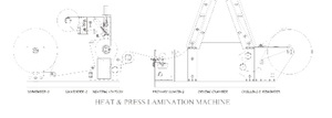 Équipement de conversion industrielle : Machine de laminage et de pressage à chaud standard pour film d'emballage souple, papier et feuille métallique - Product Image 3