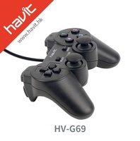 Manette de jeu filaire HAVIT USB pour PC, contrôleur de jeu haute précision, joystick USB PS2, console de jeu G69
