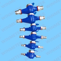 Compteur de débit multi-jets Asia DN40 à cadran sec R160 en fonte IP68 à réglage externe pour conduite d'eau froide, homologué CE, à débit personnalisé