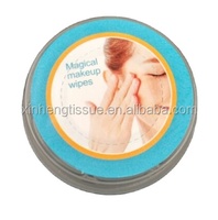 Vente en gros OEM Logo personnalisé Magical Push Lingettes humides compressées Serviette humide