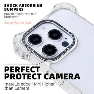 Funda Transparente Anti-Amarillamiento Aikusu de 7.5M para Teléfono, Funda Protectora Transparente a Prueba de Golpes para iPhone 16 15 14 13 Pro Max - Product Image 5