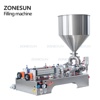 Machine de remplissage de flacons de désinfectant pour les mains à l'alcool, de gel nettoyant et de savon liquide entièrement pneumatique ZONESUN ZS-GT2P
