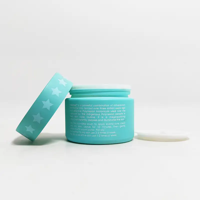 Fancy Naturale Pura Ceramica Bianca Opale jar imballaggio cosmetico per la cura della pelle 50g