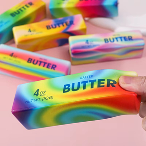 Juguetes Sensoriales Blandos y Coloridos Tipo Mantequilla, de Compresión Lenta, para Aliviar el Estrés y la Ansiedad, para Autismo - Product Image 1