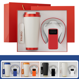 Luxury Gift Set Business Corporate Gifts Promotional Neck Massager Power Bank Gift Sets Custom Business Items for Bridesmaids