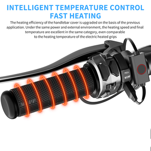 Manillar de motocicleta universal de 28-34mm con empuñaduras de calefacción de Puerto tipo C cubierta de calor de nueva condición - Product Image 4