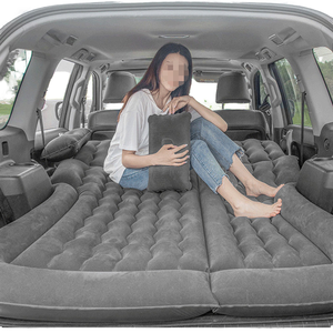 Matelas pneumatique de <span class=keywords><strong>camping</strong></span> en PVC, portable, pliable, lit de voiture, matelas de siège arrière de SUV, pompe à air externe - Product Image 1