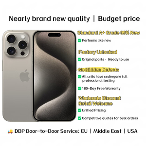 <span class=keywords><strong>iPhone</strong></span> 15 Pro 128 Go débloqué en titane naturel, smartphone 5G A17 Pro, <span class=keywords><strong>prix</strong></span> d'usine, fournisseur de téléphones mobiles, stock en gros - Product Image 6