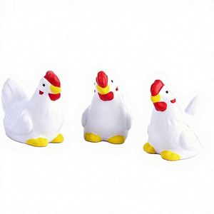 Pelota Antiestrés de Espuma de Poliuretano con Forma de Gallina, Personalizable con Logotipo, Promocional - Product Image 2