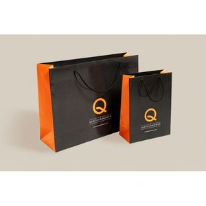 Sac cadeau en carton personnalisé imprimé avec votre logo, emballage en papier fantaisie, papier couché pour le rangement confortable des chaussures - Product Image 4