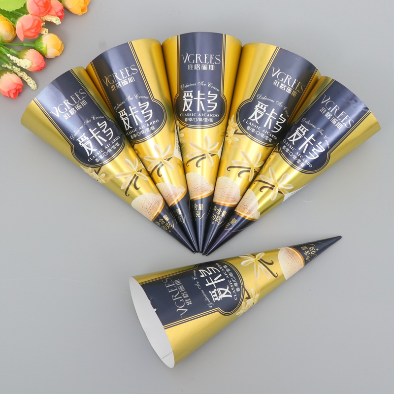 Упаковка мороженого Лучшая алюминиевая фольга ламинированная Kraft бумага