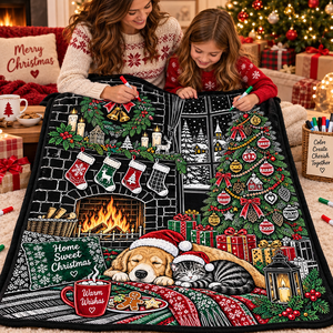 Couverture à colorier personnalisée pour Noël, réutilisable, lavable, en flanelle, couverture à graffitis, couverture de peinture familiale, cadeau de Noël pour les enfants - Product Image 5