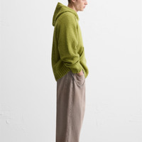 Cardigans et sweats à capuche zippés pour hommes en coton tricoté épais, surdimensionnés, unis, de créateur, avec logo personnalisé, pour l'hiver