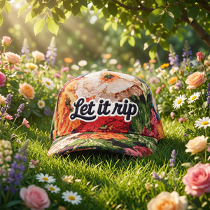 Wholesale 5 Panel Floral Designer Style <strong>Holiday</strong> Vacation Custom Embroidery Logo Curved Back Baseball <strong>Hats</strong> - Product Image 4