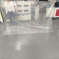 Pochette transparente de haute qualité, grande taille, 250 cm de large, en LDPE, résistante à l'humidité, avec impression offset pour l'emballage