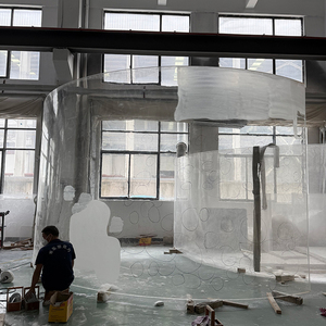 Hoge Kwaliteit Fabriek Custom Clear Tube Grand Acryl <span class=keywords><strong>Aquarium</strong></span> Vis Tunnel Te Koop - Product Image 2