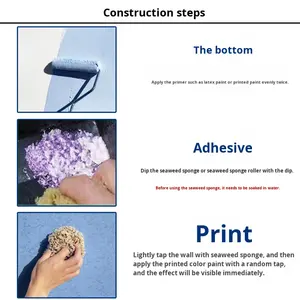 <span class=keywords><strong>Peinture</strong></span> d'art tricolore nacrée à haute brillance, revêtement de mur intérieur - Product Image 6