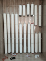 Cartouche filtrante à membrane PTFE hydrophobe 10 "X 69 mm Filtre 0.1 microns avec 222 ou 226 ou ailettes