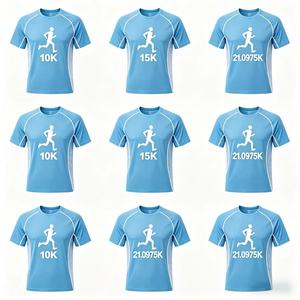 Camiseta Deportiva Personalizada de Fábrica Profesional, Camisetas de Sublimación para Correr, 100% Poliéster, Camiseta para Eventos de Maratón - Product Image 2